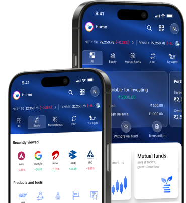 Alice Blue app on two phones